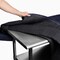 Sure-Max 10 Moving & Packing Blankets - Pro Economy - 80" x 72" (35 lb/dz weight) - Professional Quilted Shipping Furniture Pads Navy Blue and Black